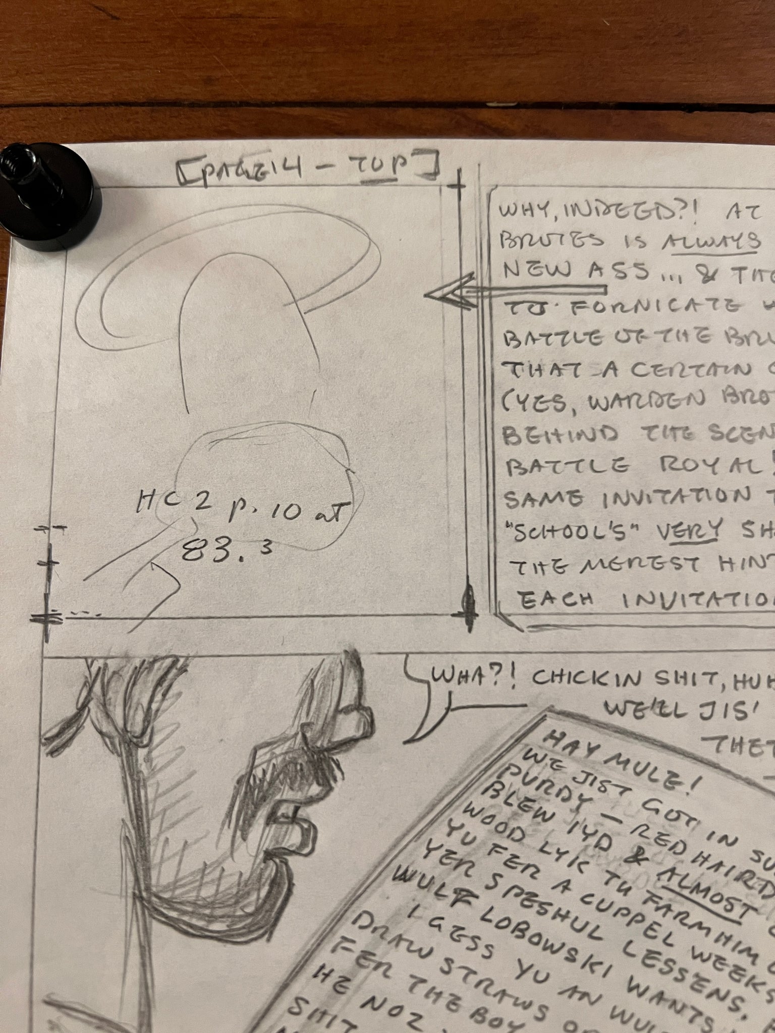 The Hun - Original Drawing 2001