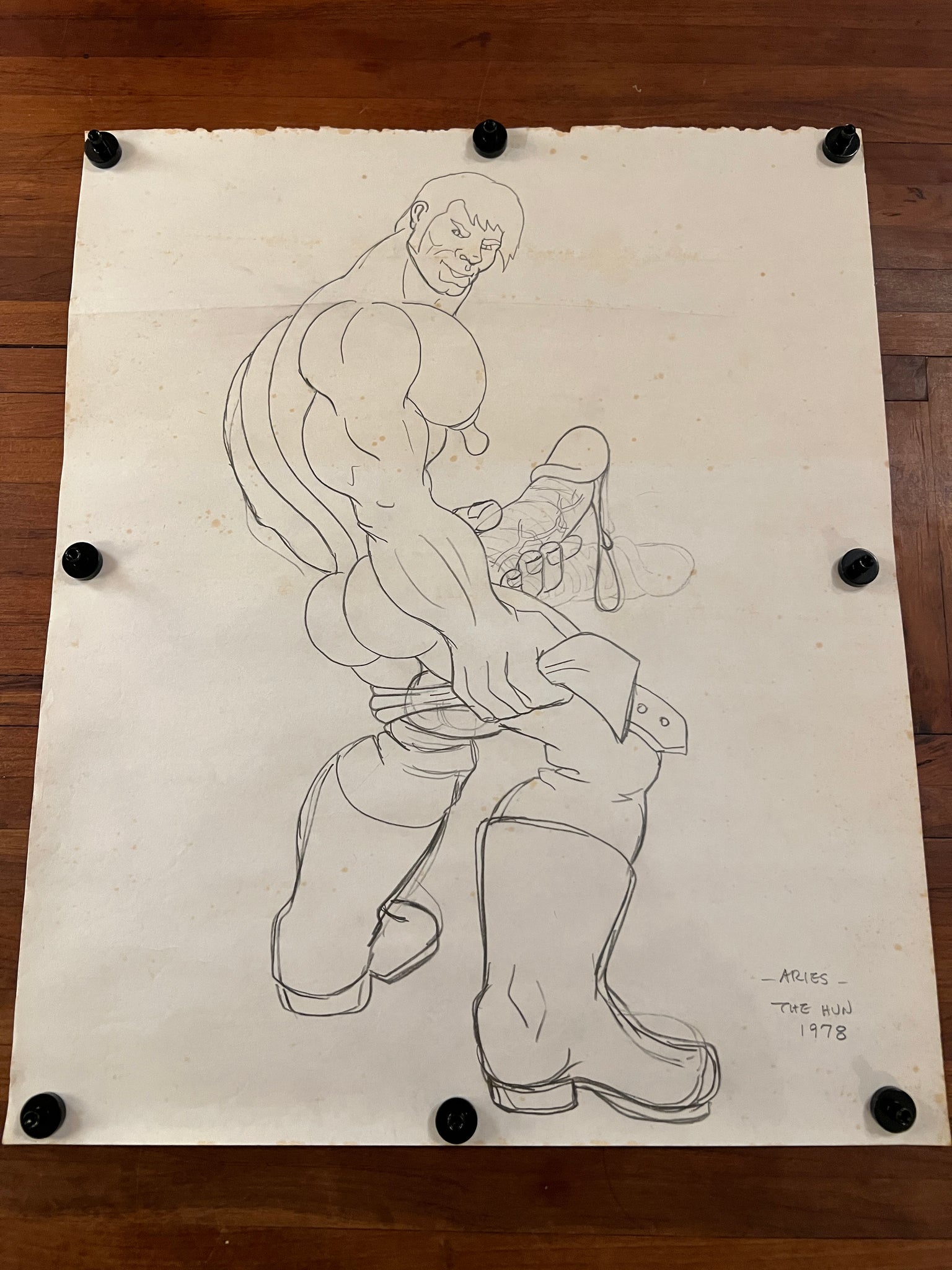 The Hun - Original Drawing 1978