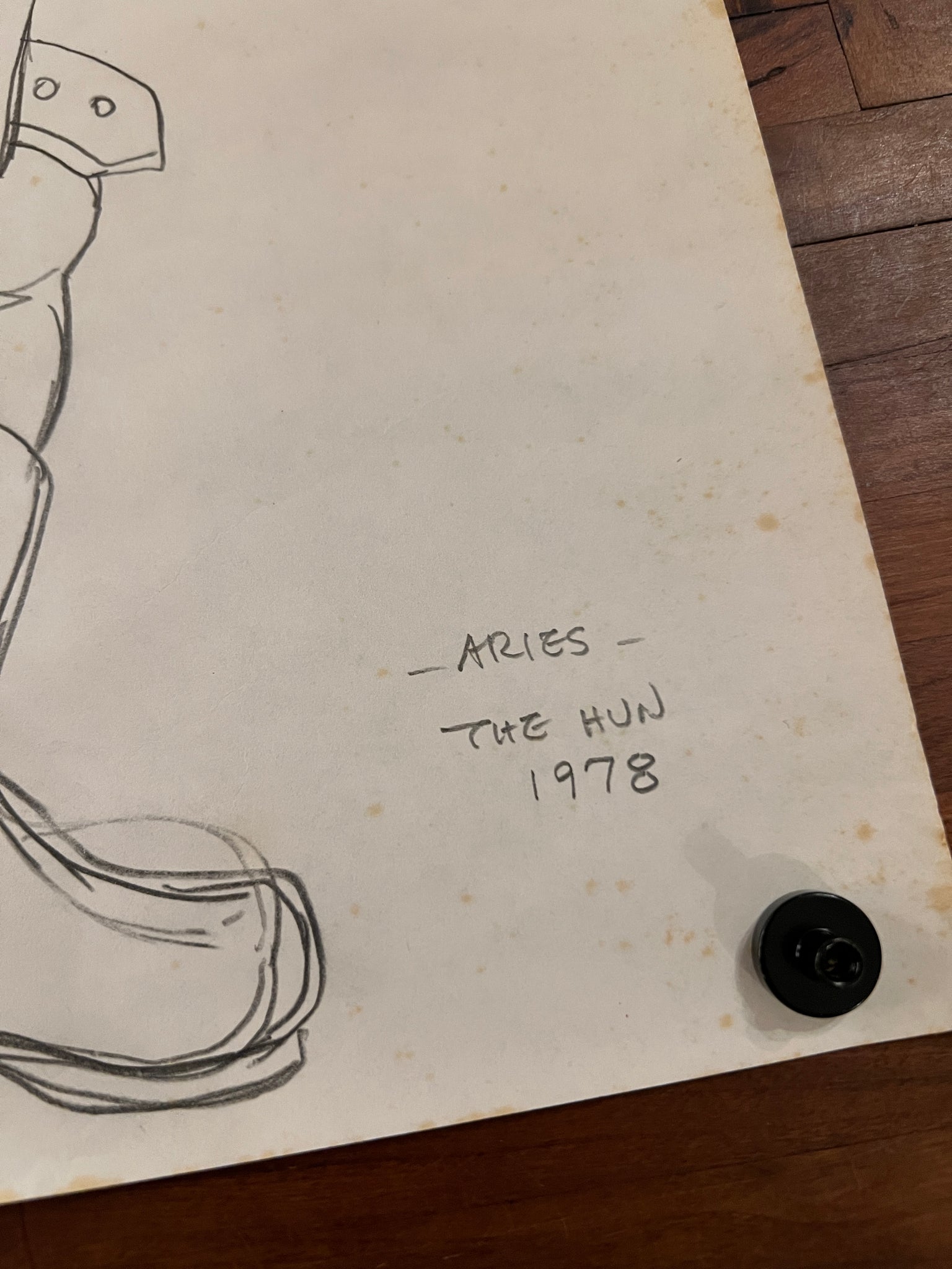 The Hun - Original Drawing 1978