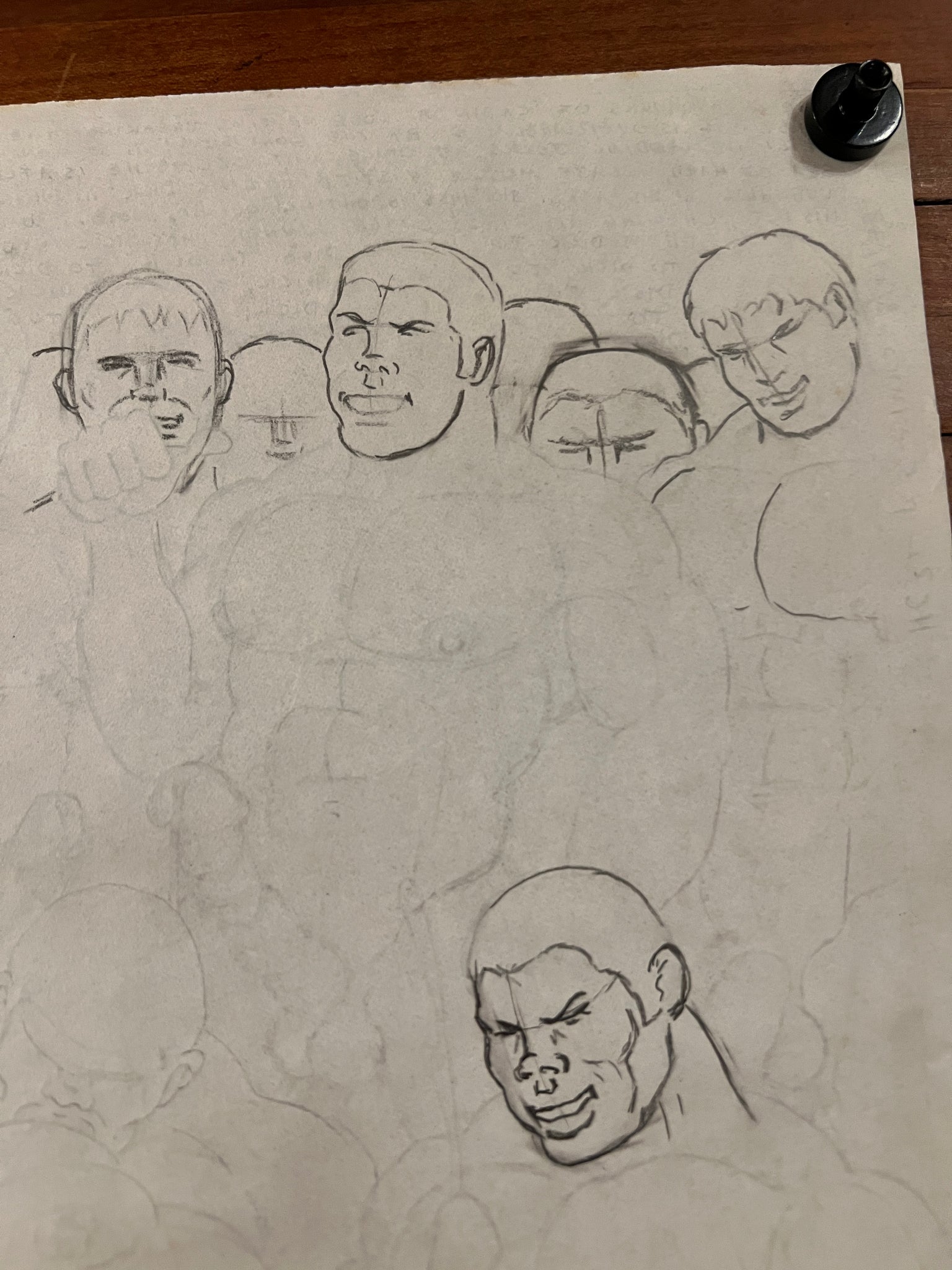 The Hun - Original Drawing 1988