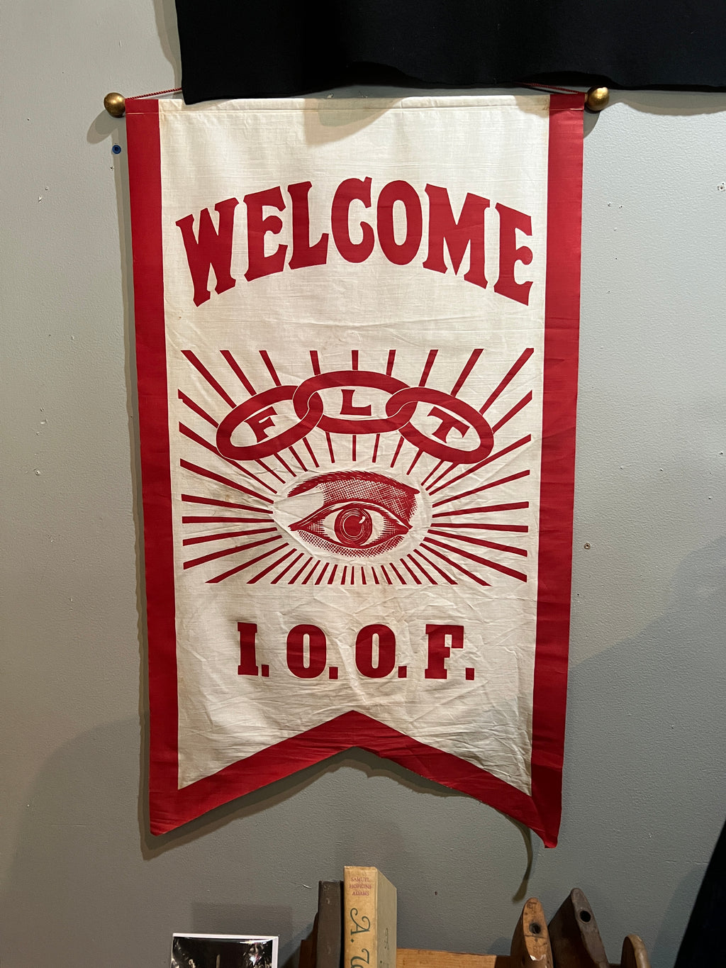 odd fellows welcome banner