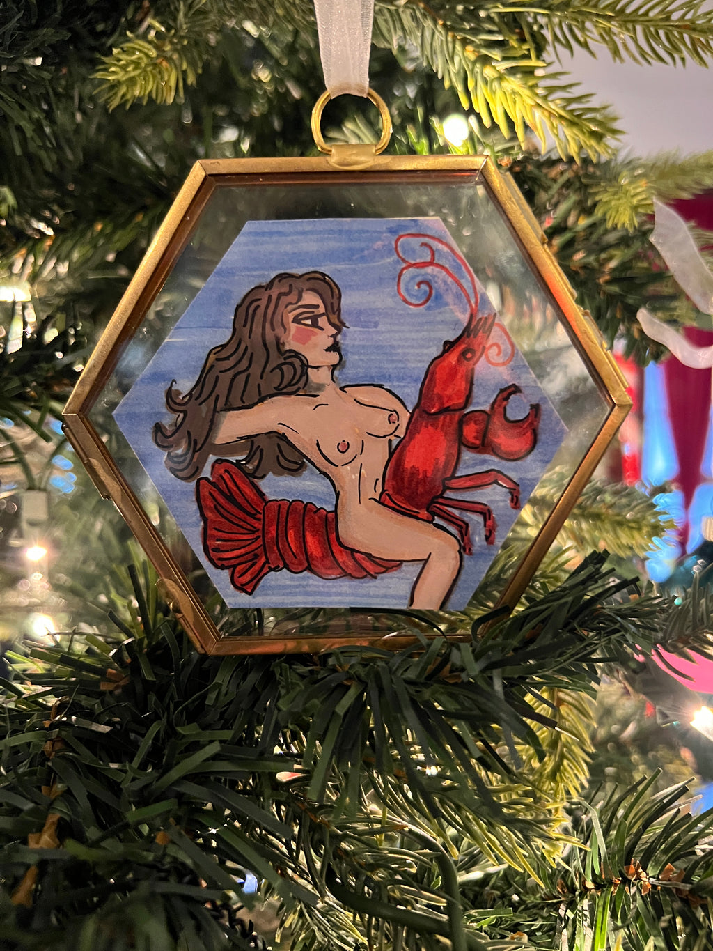 Ornament - Crawfish Girl